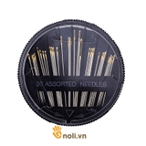 Convenient 30-piece round sewing needle box