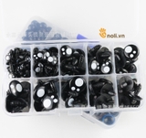 Glitter safety animal eye box - 100 pcs