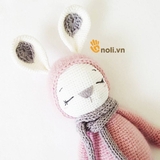 Zoe sleeping rabbit wool set