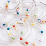 Plastic ring rattles