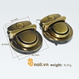 Good quality round buckle 44.5x46.9mm - Gold