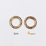 30mm open round eyelet