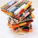 Lot of 24 rolls of colorful sewing thread