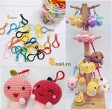 Plastic keychain for hanging stuffed animals - Retail