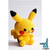 Pikachu wool set (makes 2 pieces)