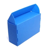Hộp Nhựa Danpla Gấp Gọn Màu Xanh
