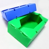 Hộp Nhựa Danpla Không Nắp Nhiều Màu