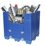 Thùng Nhựa PP Chứa Đồ Tái Chế Trong Sản Xuất