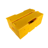 Thùng Danpla Đựng Nông Sản Có Nắp Mở Hai Bên