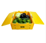 Thùng Danpla Đựng Nông Sản Có Nắp Mở Hai Bên