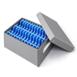 Hộp Nhựa Danpla Màu Ghi Có Nắp (Kèm Vách Ngăn)