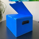 Thùng Nhựa Danpla Có Nắp Chắc Chắn Màu Xanh
