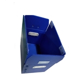 Thùng Nhựa Danpla Có Nắp Gấp Liền Màu Xanh Nước Biển