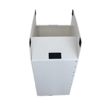 Thùng Nhựa Danpla Có Nắp Nhám Dính Màu Trắng