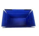 Thùng Nhựa Danpla Có Nắp Nhám Dính Màu Xanh Dương