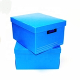 Thùng Nhựa Danpla Có Nắp Rời Màu Xanh