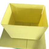 Thùng Nhựa Danpla Màu Vàng Gấp Được