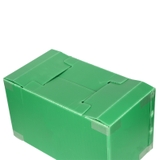 Thùng Nhựa Danpla Gấp Gọn Màu Xanh Lá Cây