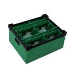 Thùng Nhựa Danpla Không Nắp Có Nẹp 4 Góc