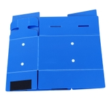 Thùng Nhựa Danpla Có Nắp Nhám Dính Màu Xanh