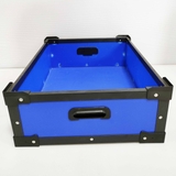 Thùng Nhựa Danpla Nẹp Các Góc Màu Xanh