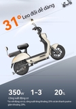 Xe đạp điện thời trang ABUX4 mẫu mới 2024