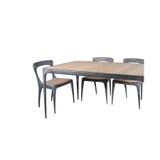 CAST CHAIR in Aluminum