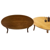 Oval Gỗ Sồi Walnut Đậm
