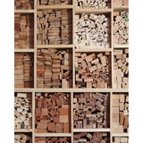 Patchwork Round Large – Gỗ Óc Chó