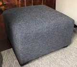 Đôn sofa 650x650mm bọc vải CIM xanh đậm