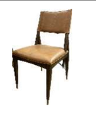 Ghế Finn Dining Chair In Manotti Tan (Top Grain Leather Dining Chair)_ Alingham