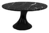 Mushroom Tròn Ceramic Đen Kích thước 1500x1500x750