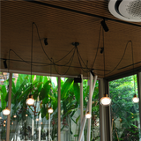 Đèn thả TOOY -  NABILA PENDANT Code: PREV230911T. Chất liệu: Kính. Màu ĐEN MỜ + ĐỒNG. Phi 13cm.