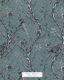 Ocean Ink & Pewter Design