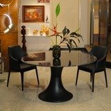 Mushroom Tròn Ceramic Đen Kích thước 1500x1500x750