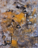 Sơn Dầu 100X80Cm_Vẽ Vàng Xám