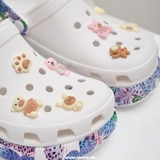 CROCS CRUSH CLOG BUTTERFLY WHITE - 208258-94S