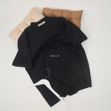 TEE ESSENTIALS FOG BLACK SS2022