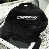 JACKET BIKER CODE GRAPHY BLACK - CBCFUJP038