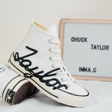 CONVERSE 1970s “CHUCK TAYLOR” SIGNATURE WHITE HI - 167696c