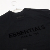 TEE ESSENTIALS FOG BLACK SS2022