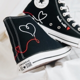 CONVERSE CLASSIC “MADE WITH LOVE” BLACK HI - 171158F