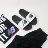 SLIDE NEW BALANCE WHITE BLACK - SMF200F1