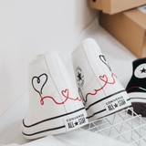 CONVERSE CLASSIC “MADE WITH LOVE” WHITE HI -171159F