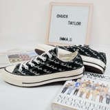 70s “CHUCK TAYLOR” SIGNATURE BLACK LOW -167698c