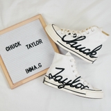 CONVERSE 1970s “CHUCK TAYLOR” SIGNATURE WHITE HI - 167696c