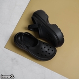 CROCS CLOG STOMP BLACK - 209347-001