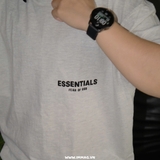 TEE ESSENTIALS FOG WHITE SS2022
