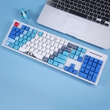 Bộ keycap Cyan Rainbow PBT dye-sub