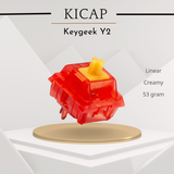 Switch Keygeek Y2 - âm creamy siêu trầm, âm nhỏ, thích hợp cho văn phòng